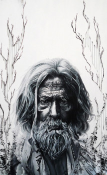 Obra contemporánea nombrada « Indien », Hecho por STéPHANIE SELLIER