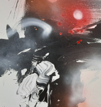 Obra contemporánea nombrada « Genesis abstract », Hecho por LAO SHENG