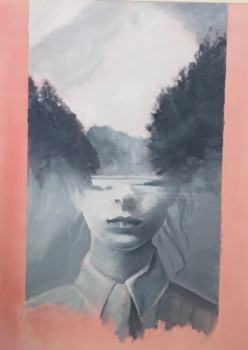 Obra contemporánea nombrada « Rêverie », Hecho por GENEVIEVE ROSSI