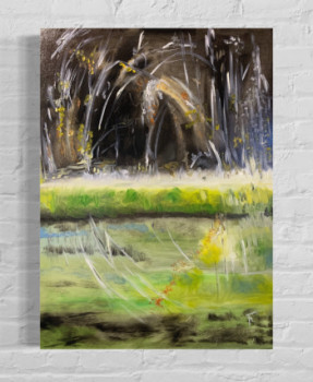 Obra contemporánea nombrada « Les trois forêts 2 », Hecho por FRANçOIS RENé