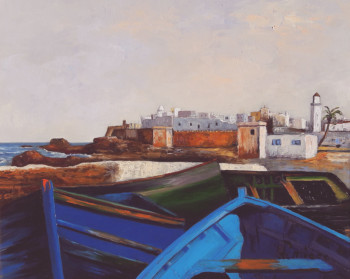 Obra contemporánea nombrada « Essaouira », Hecho por PATRICK LEMIERE