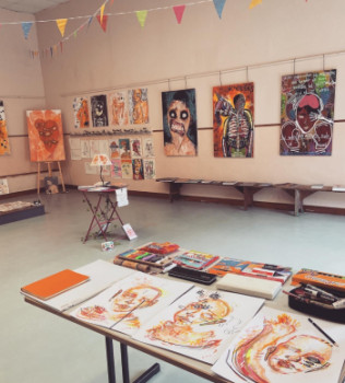 Obra contemporánea nombrada « Exposition », Hecho por GLOBULE