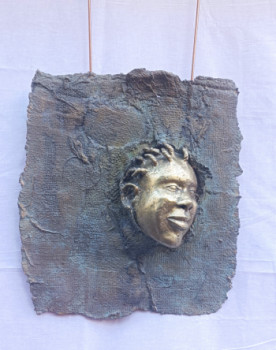 Obra contemporánea nombrada « L'INCONNUE », Hecho por YERBANGA SCULPTURE