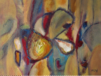 Obra contemporánea nombrada « Composition 10/22 », Hecho por MONIQUE CHEF