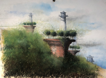 Obra contemporánea nombrada « Depassage », Hecho por THIERRY FLON