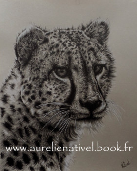 Obra contemporánea nombrada « Guépard », Hecho por AURéLIE NATIVEL