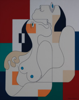 Obra contemporánea nombrada « La Sérénité », Hecho por HILDEGARDE HANDSAEME