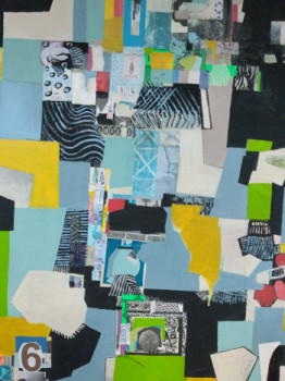 Obra contemporánea nombrada « Numéro 6 », Hecho por LAUNAY VERONIQUE
