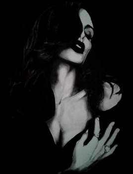 Obra contemporánea nombrada « La femme », Hecho por VANESSBLACKWOLF