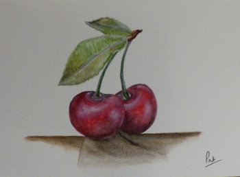 Obra contemporánea nombrada « Cerises », Hecho por PATCHA CRéATIONS