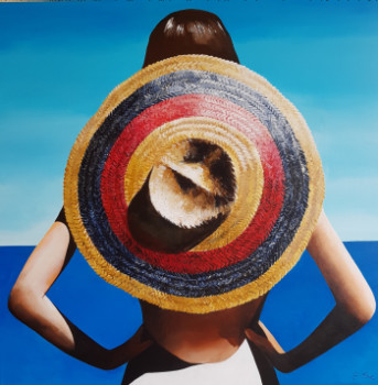 Obra contemporánea nombrada « SOMBRERO 2 », Hecho por EVELYNE SIE