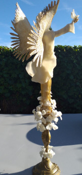 Obra contemporánea nombrada « L ANGE », Hecho por PAULO DIAS