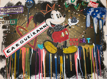 Obra contemporánea nombrada « Mickey 83 », Hecho por AMANDINE SCHIAVO