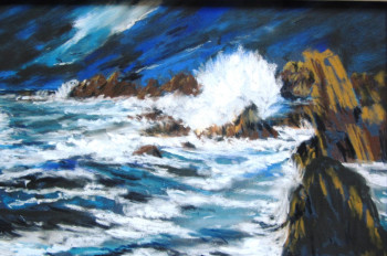 Obra contemporánea nombrada « FORTE MER », Hecho por JOUAN