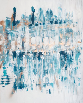 Obra contemporánea nombrada « Jerusalem », Hecho por R.YONA