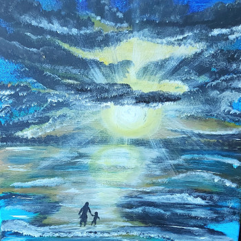 Obra contemporánea nombrada « Paradis », Hecho por NANOUNE 76