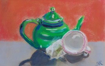 Obra contemporánea nombrada « There is always time for tea », Hecho por SARAH REED