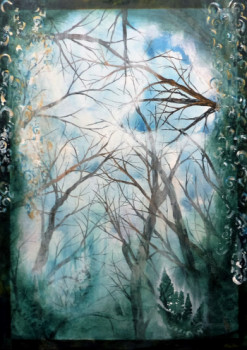 Obra contemporánea nombrada « A travers le givre », Hecho por ANNE ROBIN
