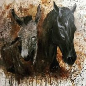 Obra contemporánea nombrada « hommage », Hecho por LIND'S