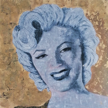 Obra contemporánea nombrada « Marylin, tout simplement », Hecho por ANNE ROBIN