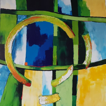 Obra contemporánea nombrada « ENTRELACEMENT », Hecho por NADINE VITEL