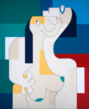 Obra contemporánea nombrada « Love on the Brain », Hecho por HILDEGARDE HANDSAEME