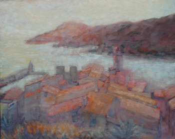 Obra contemporánea nombrada « Les toits du Mouré », Hecho por PHILIPPE JAMIN
