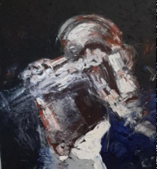 Obra contemporánea nombrada « IMPRESSION (John Coltrane) », Hecho por ARENA