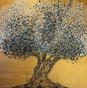 Obra contemporánea nombrada « Allégorie Or », Hecho por LAURE BORDAS