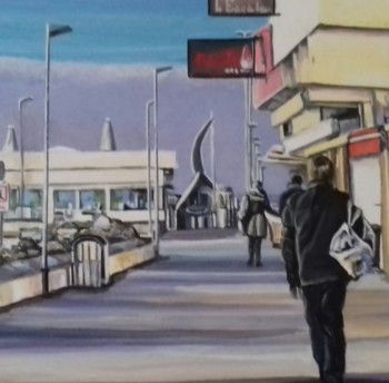 Obra contemporánea nombrada « L'esplanade », Hecho por FRANCIS STANZIONE