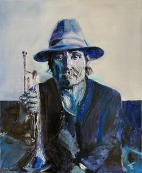 Obra contemporánea nombrada « Chet Baker », Hecho por FRANçOIS RENé