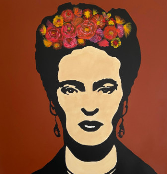 Obra contemporánea nombrada « Frida 2 », Hecho por JA