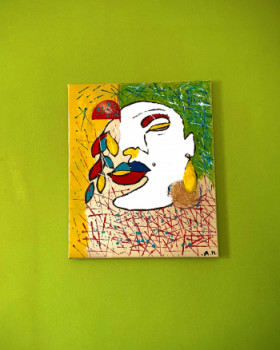 Obra contemporánea nombrada « " pitoresque woman" », Hecho por ART'LINE
