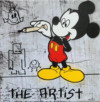 Obra contemporánea nombrada « "Mickey The Artist" », Hecho por MHY ART'S