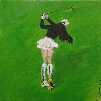 Obra contemporánea nombrada « Golfeuse M. », Hecho por JOëLLE DE LACANAU (KEHAL)