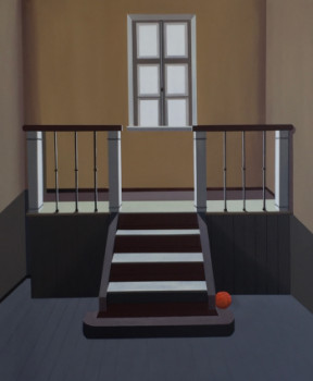 Obra contemporánea nombrada « Le ballon d'Edward », Hecho por PADDY