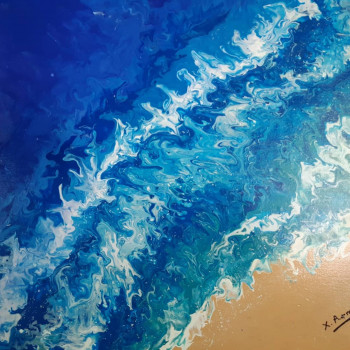 Obra contemporánea nombrada « Les vagues », Hecho por XAM