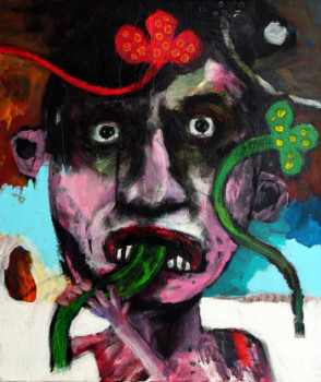 Obra contemporánea nombrada « Tachypsychie », Hecho por DEN CHAMANIE