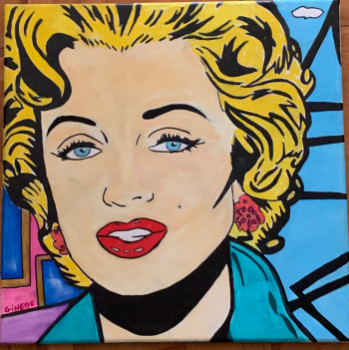 Obra contemporánea nombrada « Marilyn », Hecho por GINETTE