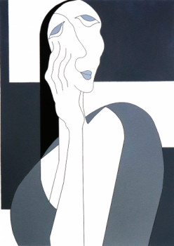 Obra contemporánea nombrada « La Penseuse », Hecho por HILDEGARDE HANDSAEME