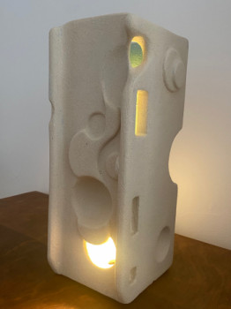 Obra contemporánea nombrada « Sculpture lumineuse I. Lampe d’ambiance », Hecho por MPMONTET