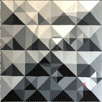 Obra contemporánea nombrada « Pointe de diamant », Hecho por FLORENCE POMMIER