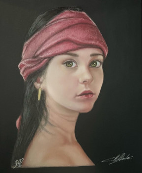 Obra contemporánea nombrada « Pastel sec sur toile », Hecho por BEGOñITA