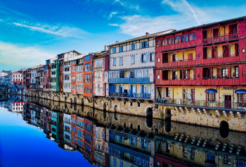 Obra contemporánea nombrada « Les maisons sur L'Agout », Hecho por TREIZEPHOTOGRAPHY