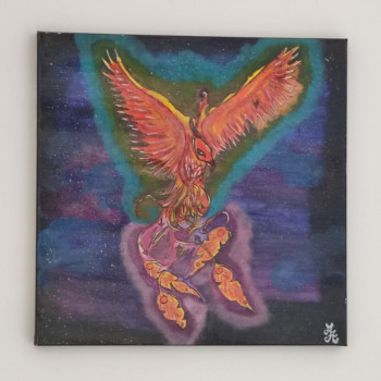 Obra contemporánea nombrada « Phoenix », Hecho por ARTISTE.AA