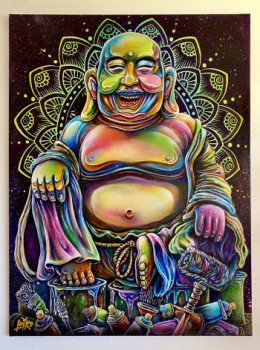Obra contemporánea nombrada « Serenity in my room », Hecho por LOïKO