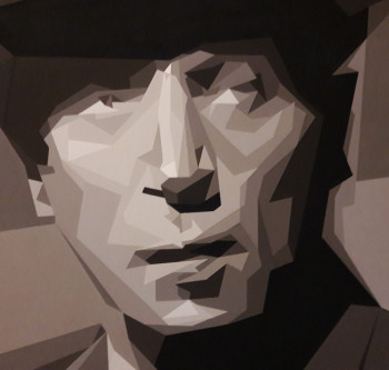 Obra contemporánea nombrada « Louis Jouvet », Hecho por WILLIS JO MAHN
