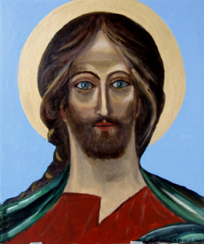 Obra contemporánea nombrada « Christ », Hecho por ANDRé FEODOROFF