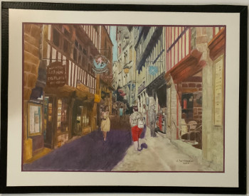 GRANDE RUE DU MONT SAINT MICHEL En el sitio ARTactif