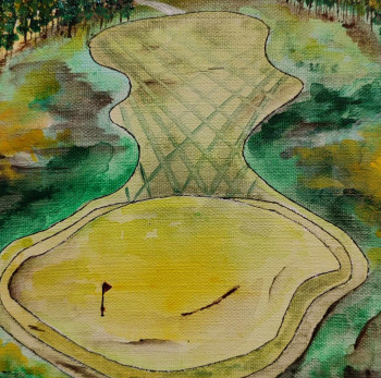 Obra contemporánea nombrada « Golf 8 », Hecho por JULIEN ABSTRAIT